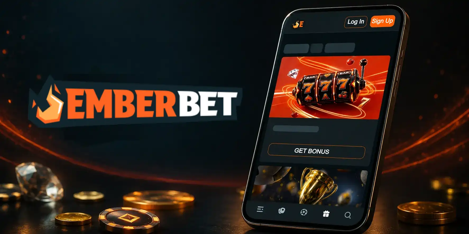 EmberBet Casino App-schermafbeelding